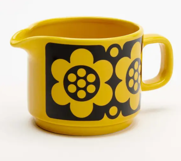 Magpie X Hornsea Jug Geo Flower Yellow