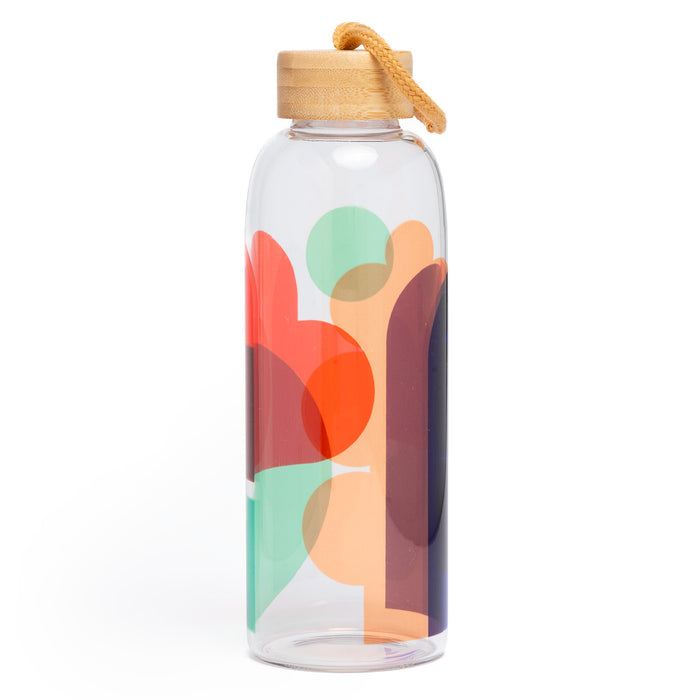 Clear Shift Glass Water Bottle