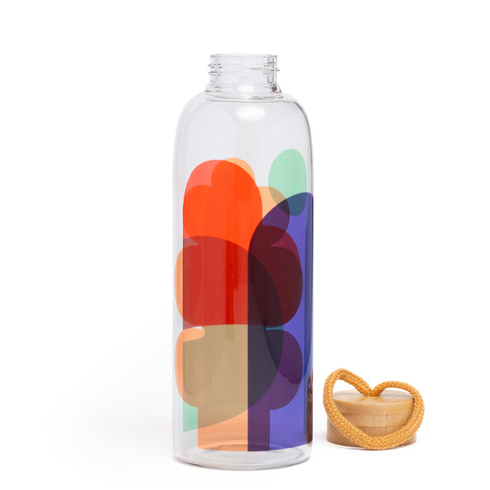 Clear Shift Glass Water Bottle