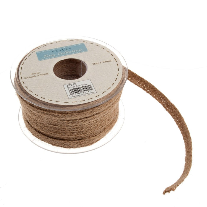 Natural Jute Trim Spool - 20m x 15mm