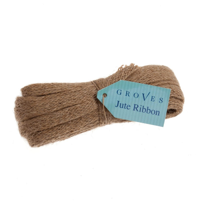 Natural Jute Ribbon - 8m x 10mm