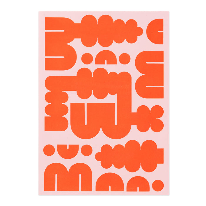 Bump A3 Riso Print - Candy