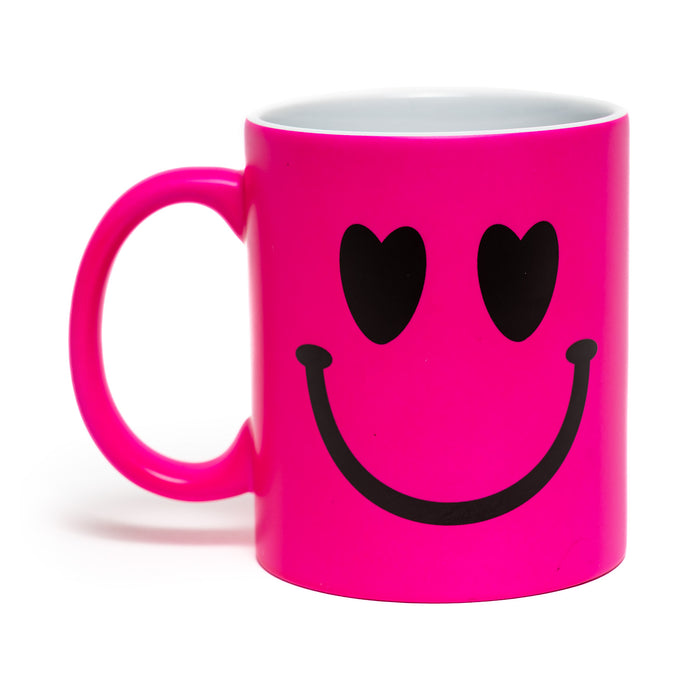 Fluorescent Heart SMILE Mug