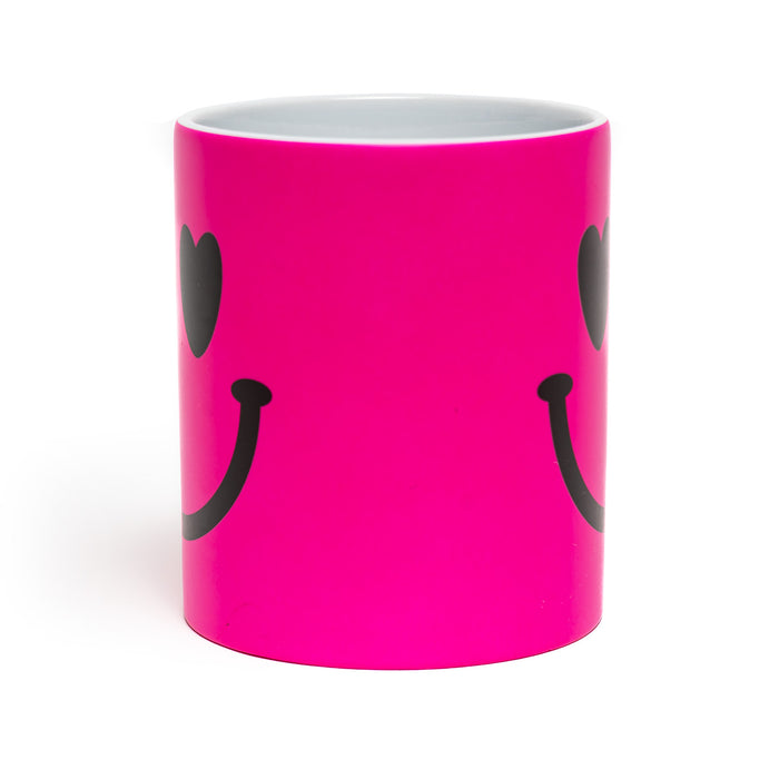 Fluorescent Heart SMILE Mug