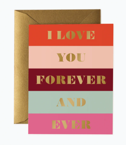 Colour Block Love Card