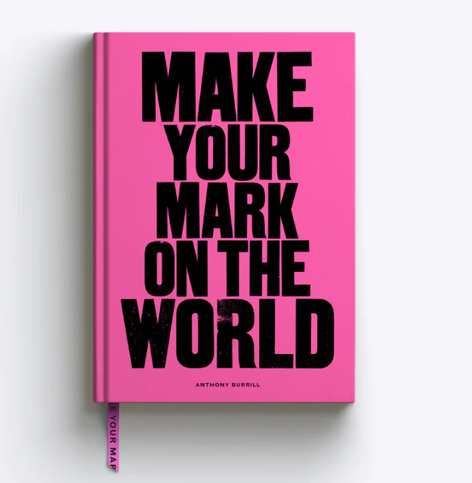 Anthony Burrill - Make Your Mark on the World A5 Plain Notebook