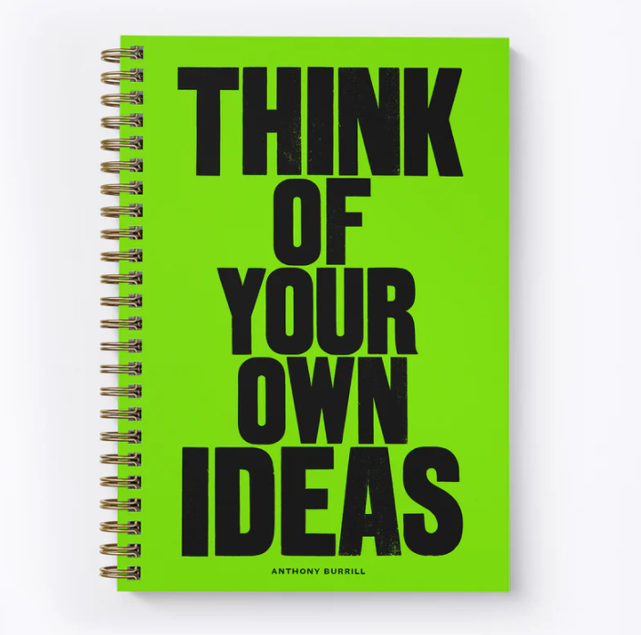 Think of Your Own Ideas Spiral Bound A4 Sketchbook