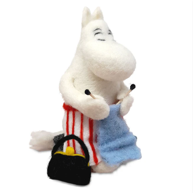 Moominmamma Knitting Needle Felting Craft Kit