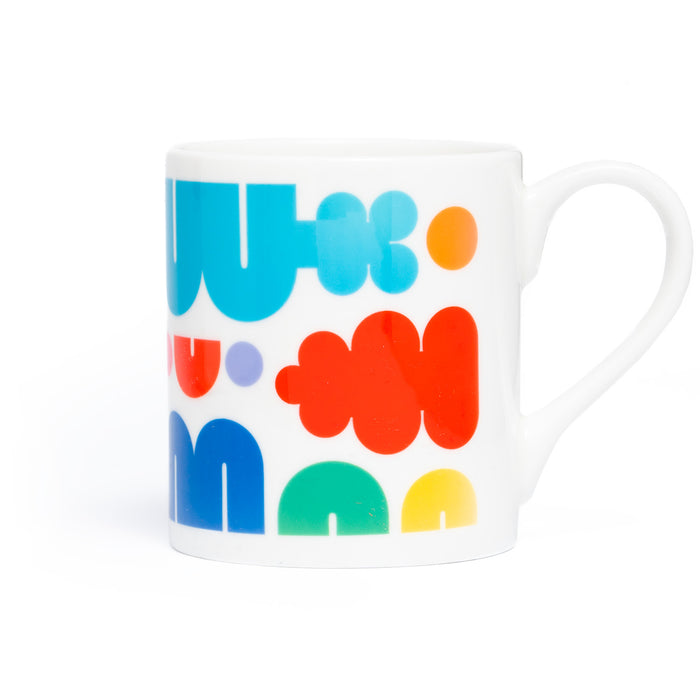 Push Bone China Mug