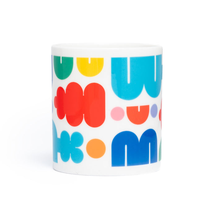 Push Bone China Mug