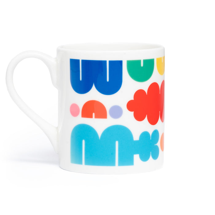 Push Bone China Mug