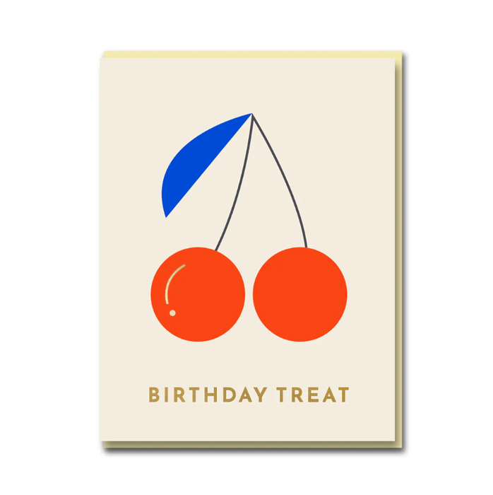 Sparkle and Spin Birthday Treat Cherries Card