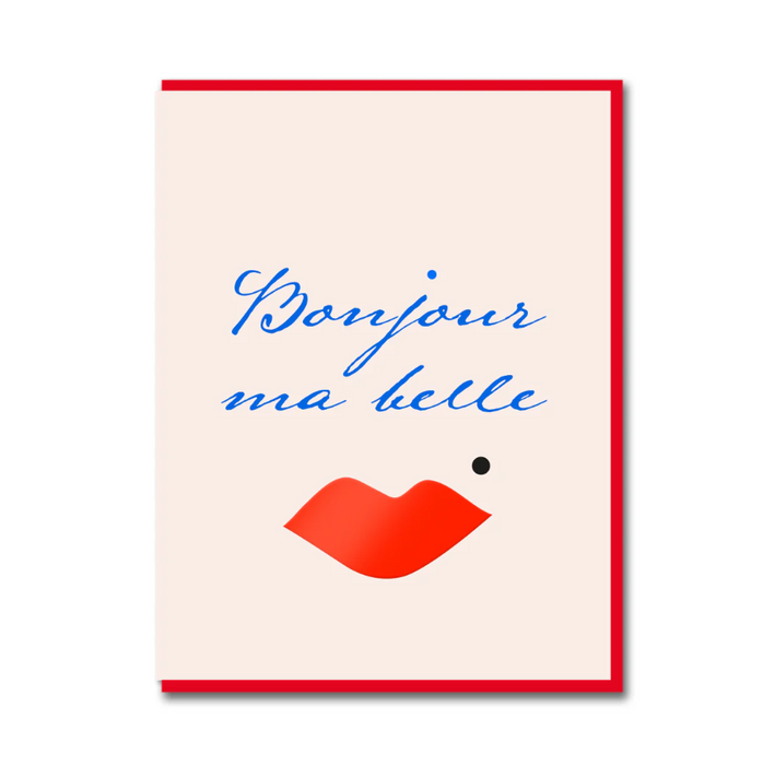 French Twist Bonjour Ma Belle Card