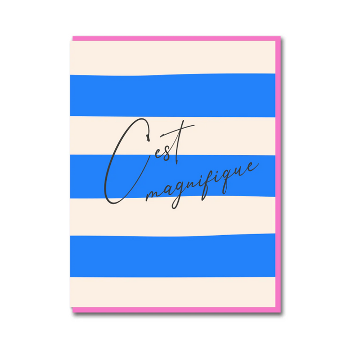 French Twist C'est Magnifique Card