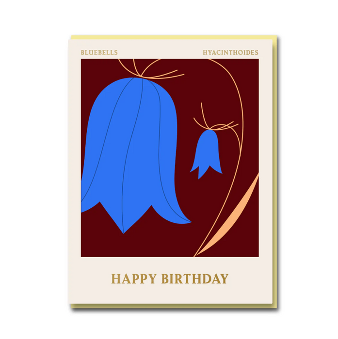 Bluebell Happy Birthday Card