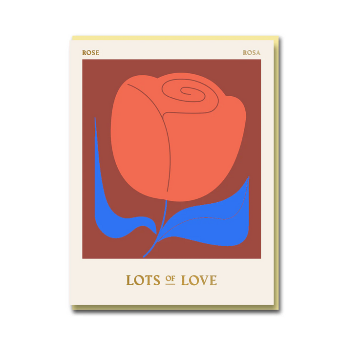 Rose Lots of Love Card