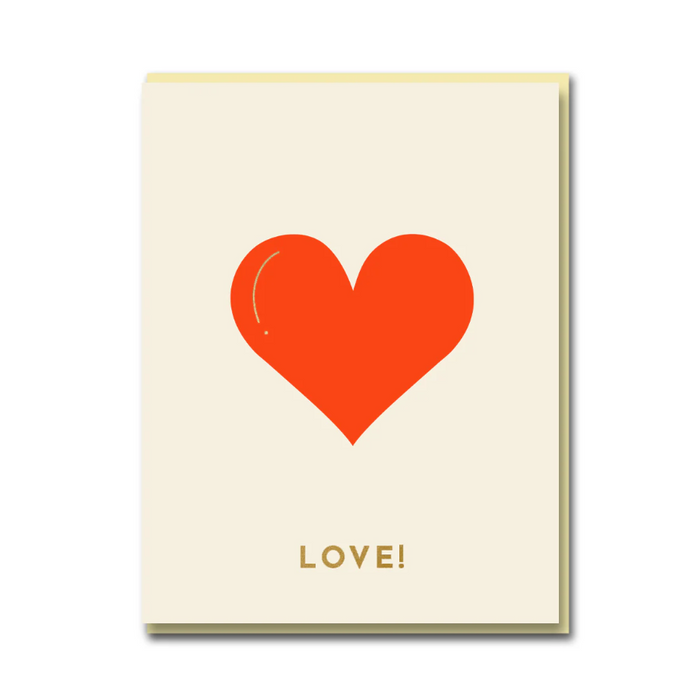 Sparkle and Spin Love Heart Card