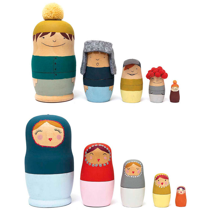 Matryoshka Dolls - Blank 5Pcs