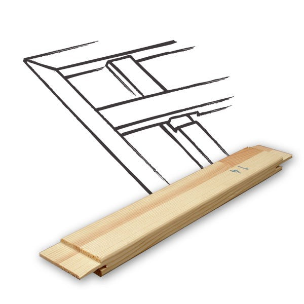 Cross Bar Branded Quality 16 mm x 44 mm x 46" Notch Back