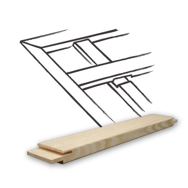 Exhibition Cross Bar 22 mm x 59 mm x 105 cm