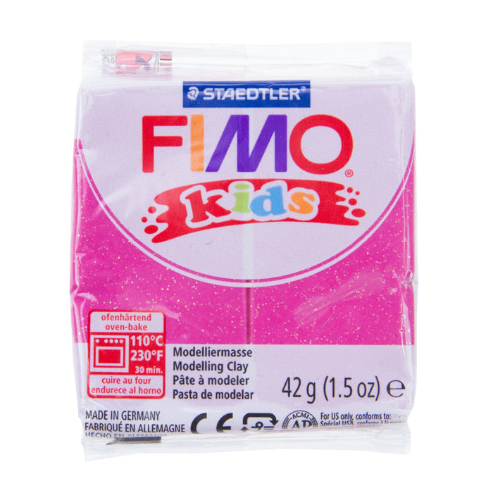 Fimo FIMO® per bimbi, bianco, glitter, 42g
