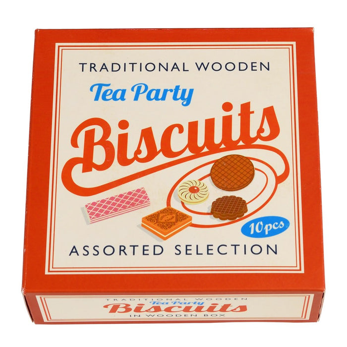 Wooden Tea Party Biscuits