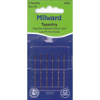 Milward Tapestry Needles No. 24 - 6 Pack