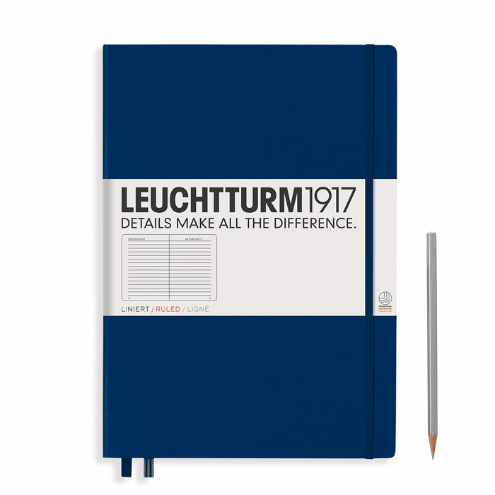 Leuchtturm 1917 Classic Master Notebook Ruled Navy