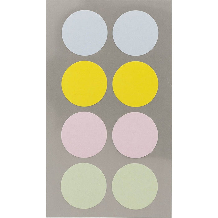 Rico Office Stick Pastel Dots 25mm 4 Sheets 7x15.5 cm