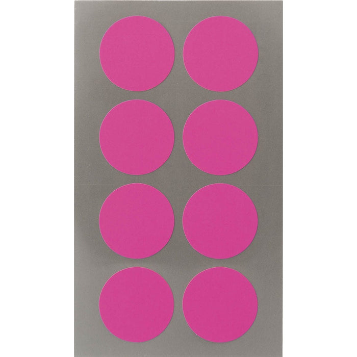 Rico Office Stick Neon Pink Dot 25mm 4 Sheets 7x15.5 cm