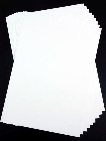 White Card Pack 300GSM - A3 - 10 Sheets