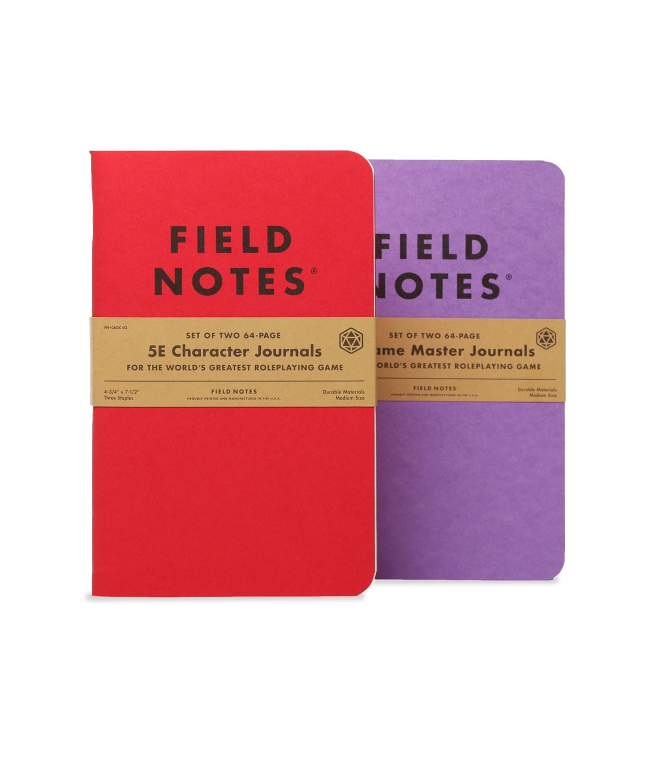 Field Notes 5E Gaming Journals — Fred Aldous