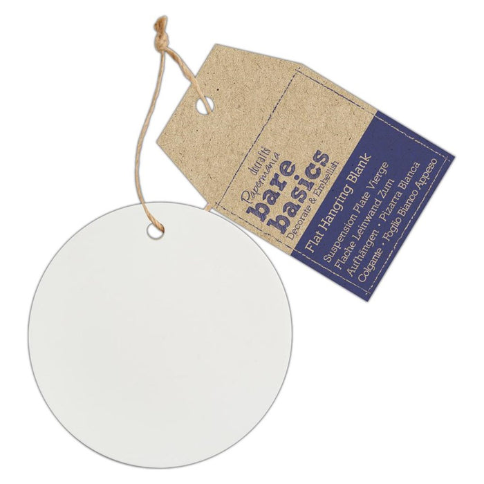 Flat Hanging Ceramic Coaster