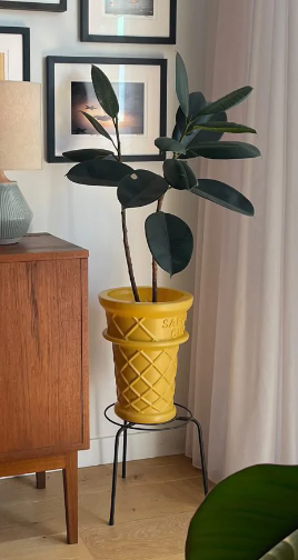 Giant Ice Cream Cone Planter