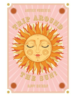 Trip Around The Sun Card