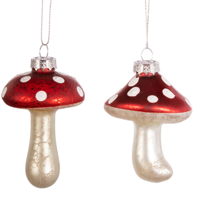 Mushroom Shaped Bauble (Assorted)